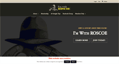 Desktop Screenshot of imwithroscoe.com